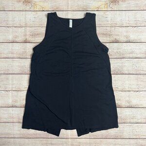 Athleta Foothill Black Tank Top Size Small Nylon Lightweight